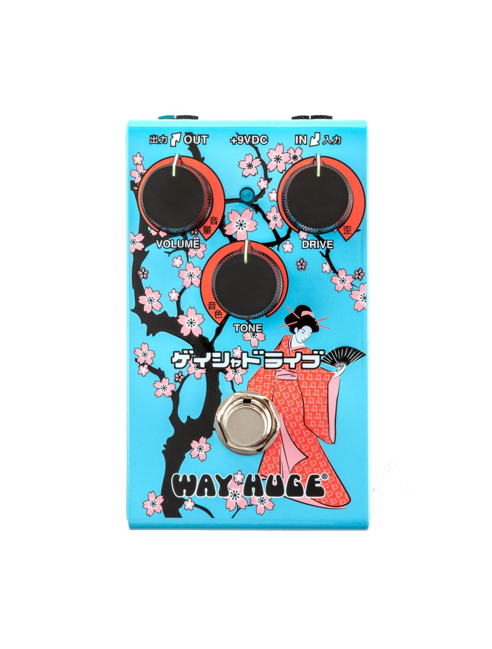 Way Huge Smalls Geisha Drive Overdrive Pedal - Limited Edition Blue Finish