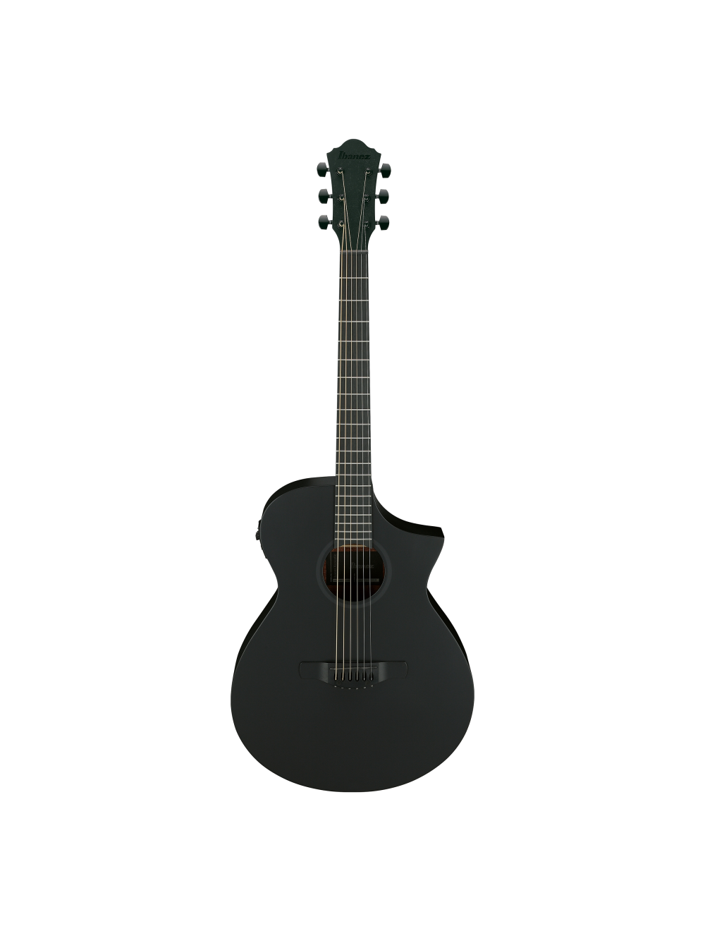 Used Ibanez AEWC621 Acoustic-Electric Guitar - Black Out