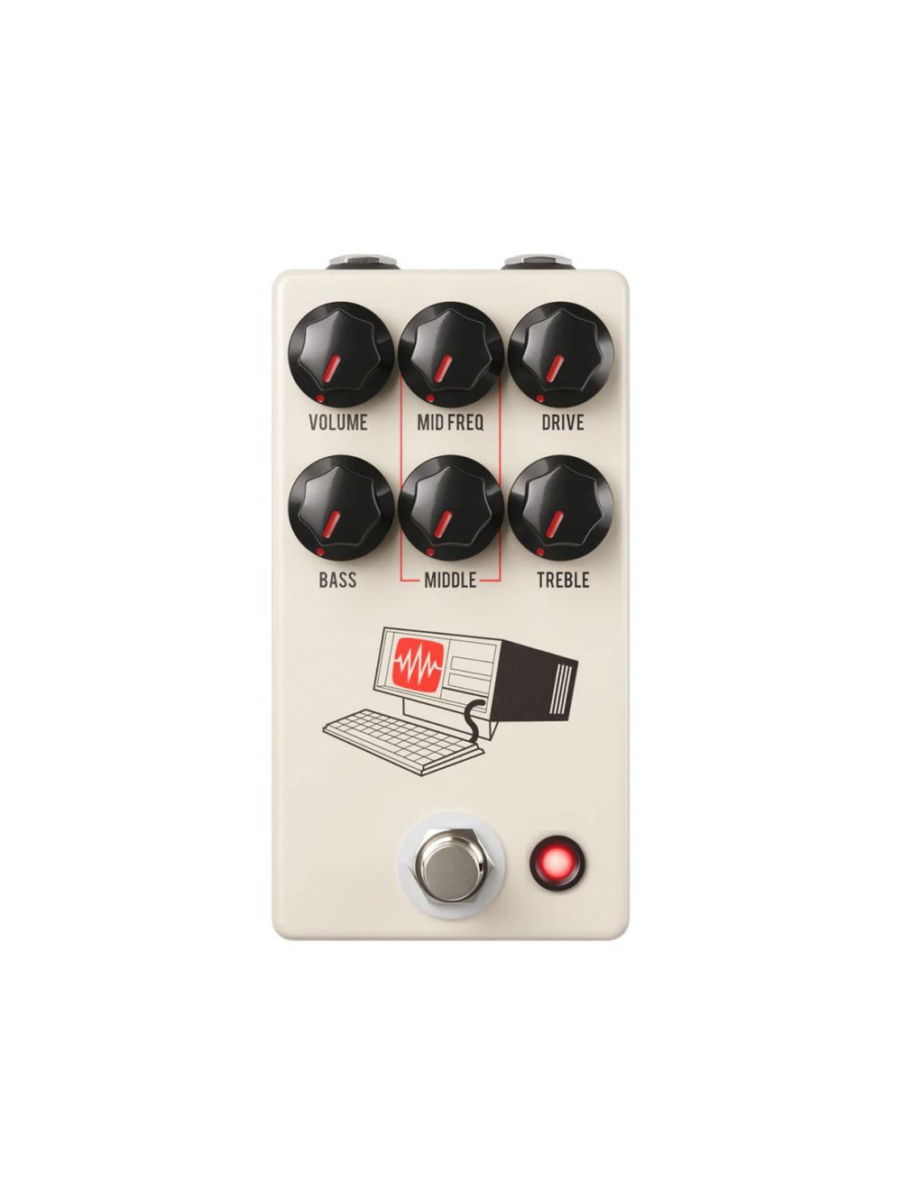 JHS The Hard Drive Distortion Pedal - Tan
