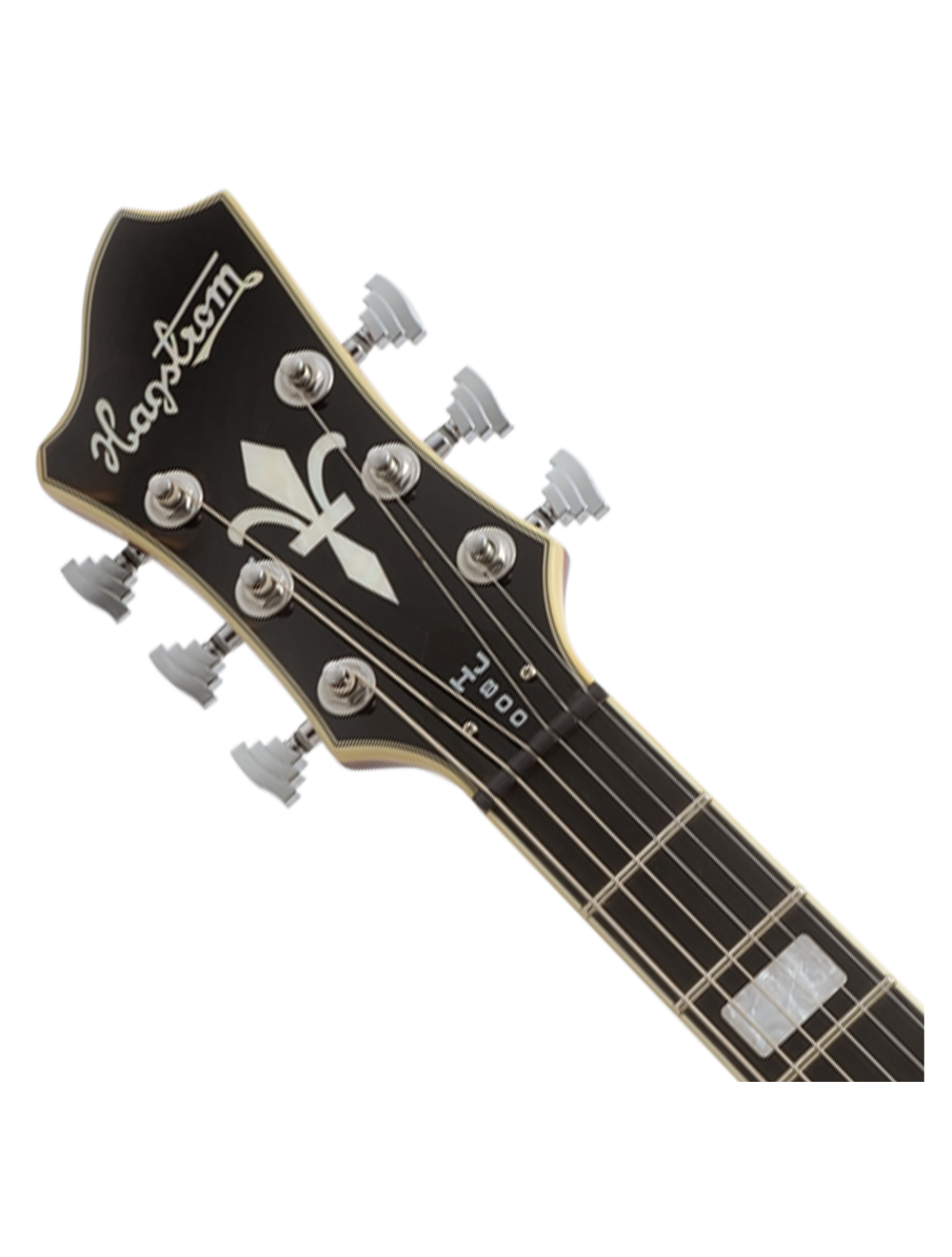 Hagstrom HJ 800 Single Cut Hollow Electric Guitar - Vintage Sunburst