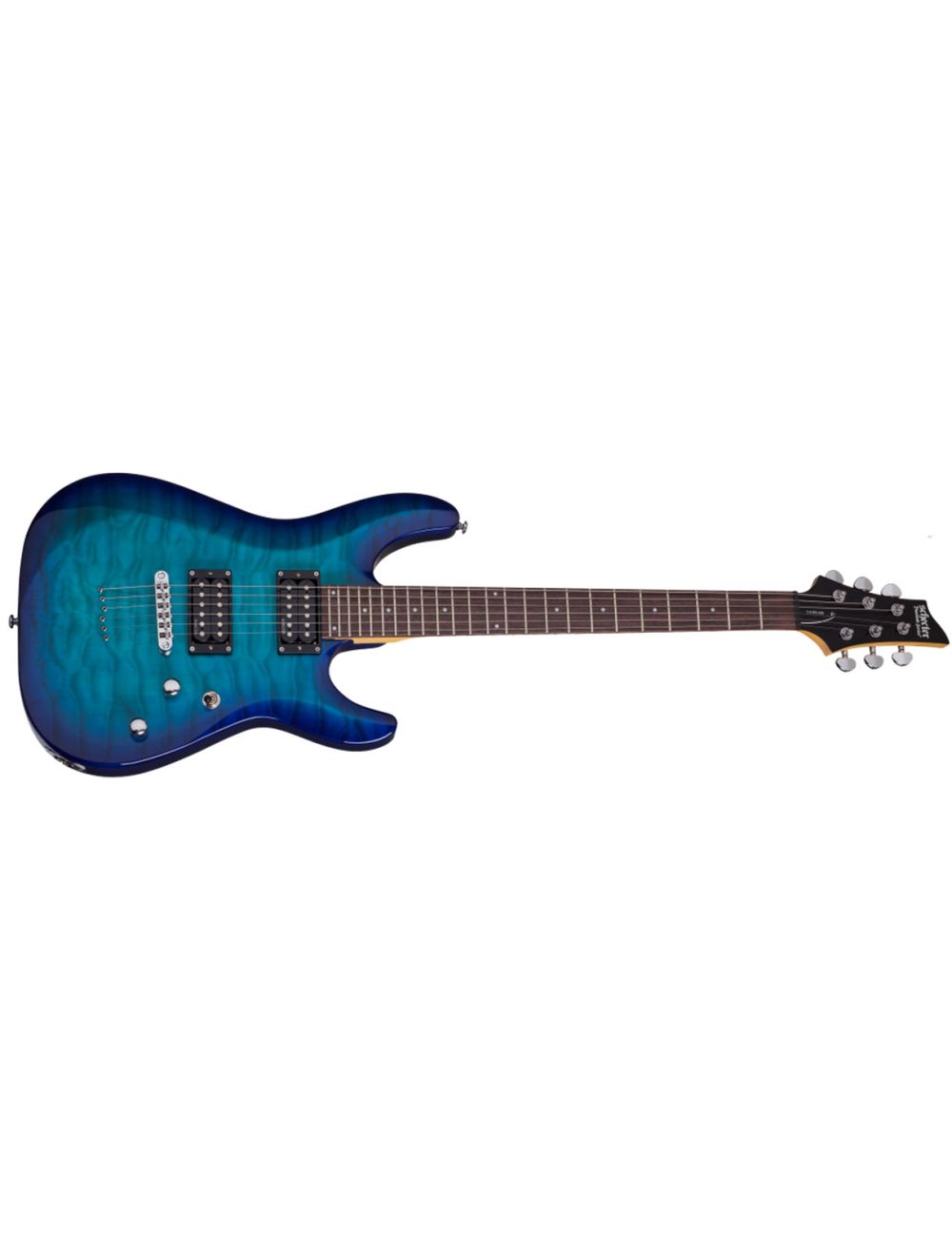 Schecter C-6 Plus - Ocean Blue Burst
