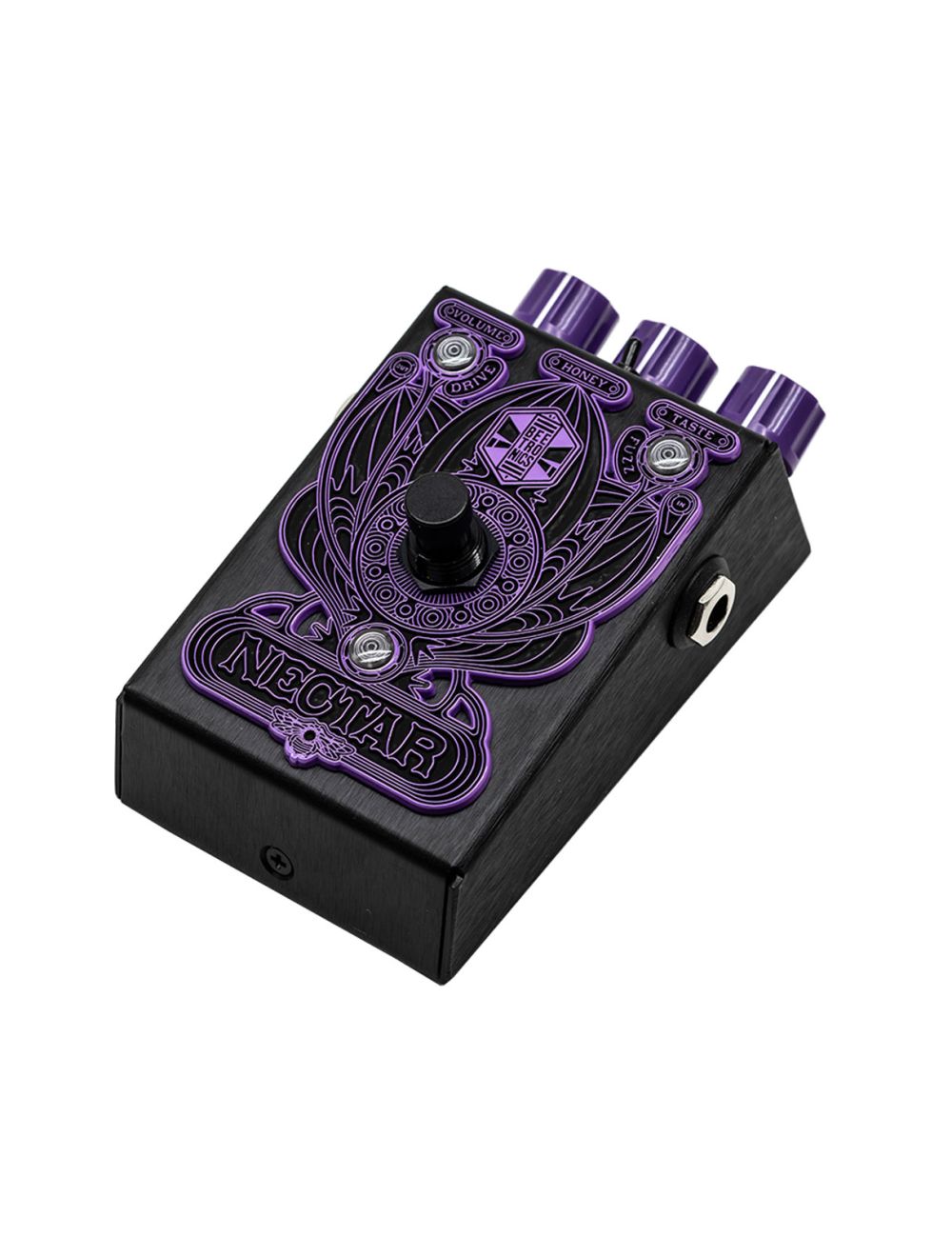 Beetronics FX Nectar Tone Sweetener Ltd. Fuzz/OD Pedal - Purple/Black