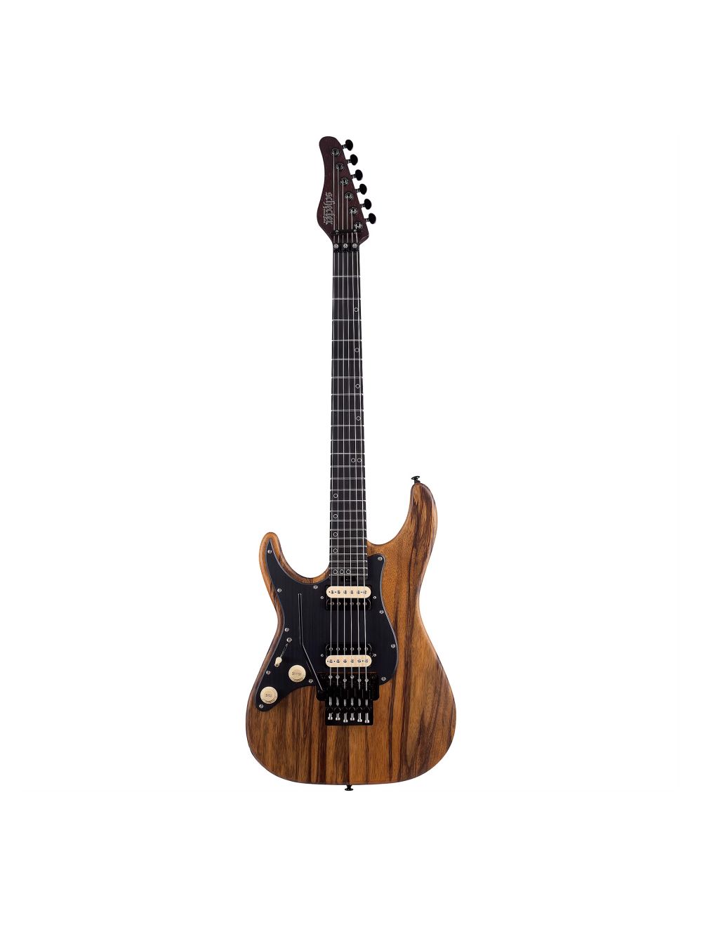 Schecter SVSS Exotic FR Left Handed Electric Guitar - Black Limba