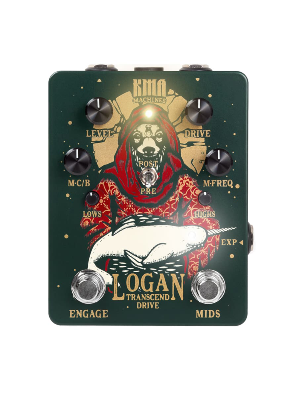 KMA Machines LOGAN Overdrive Pedal w/Switchable Mid Boost