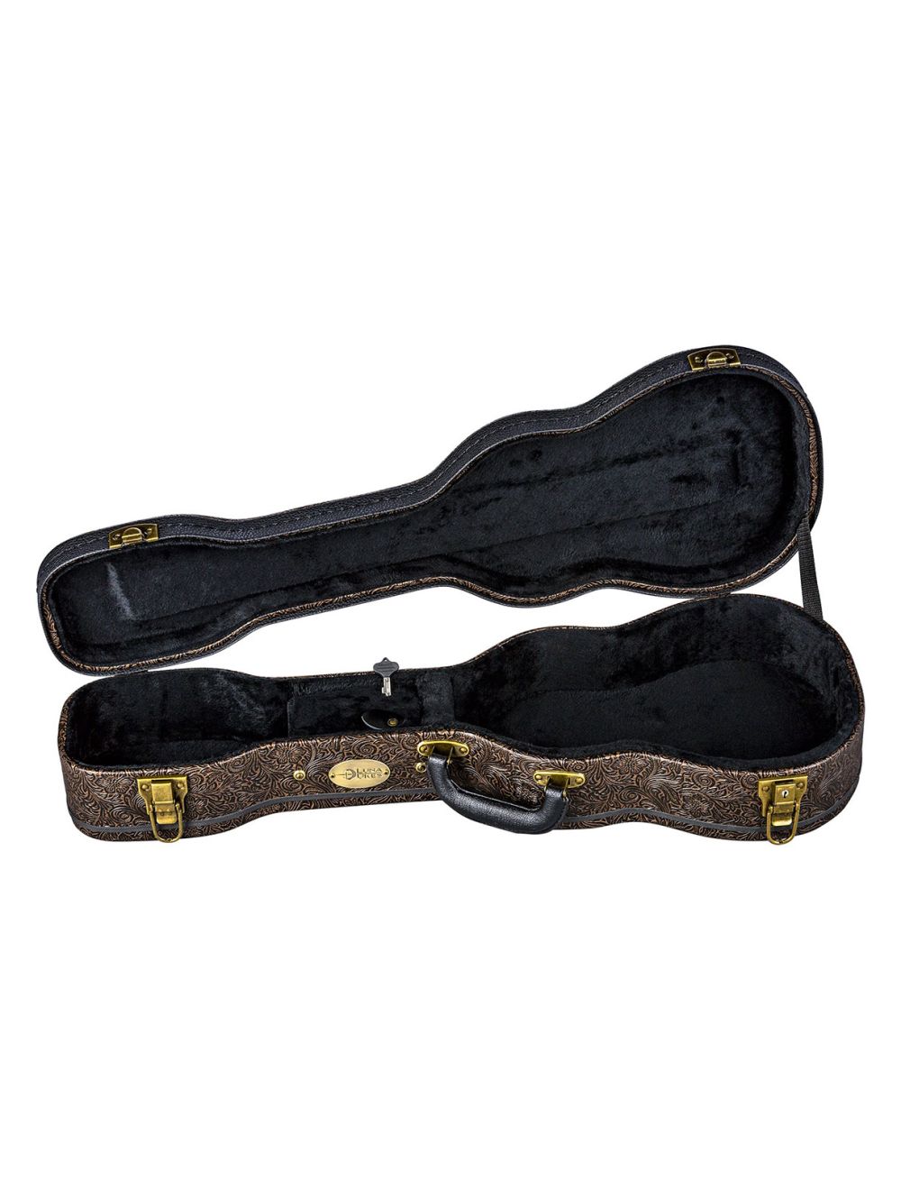 Luna Tooled Leather Hard Case for Tenor Ukulele