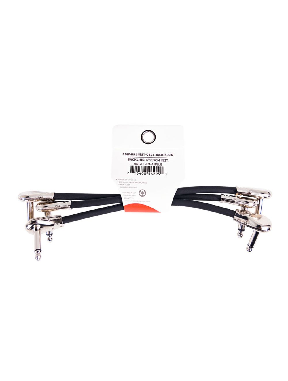 Outlaw Effects Lock Stock Barrel 3-Mode Distortion + Gator Patch Cable 3 Pack