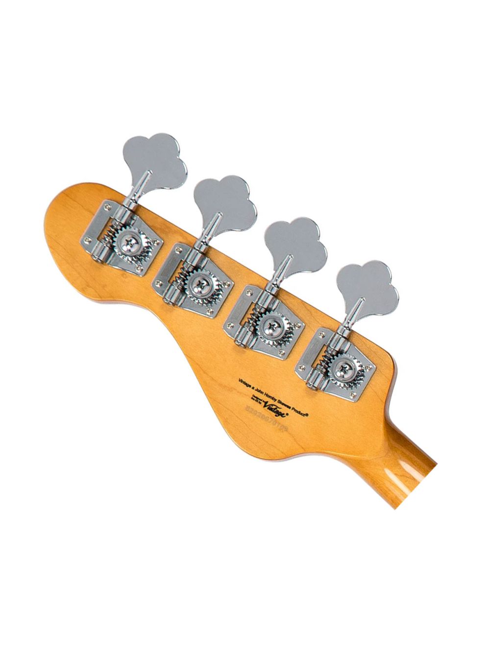 Vintage Icon Series VJ74 Bass w/Matching Headstock - Firenza Red