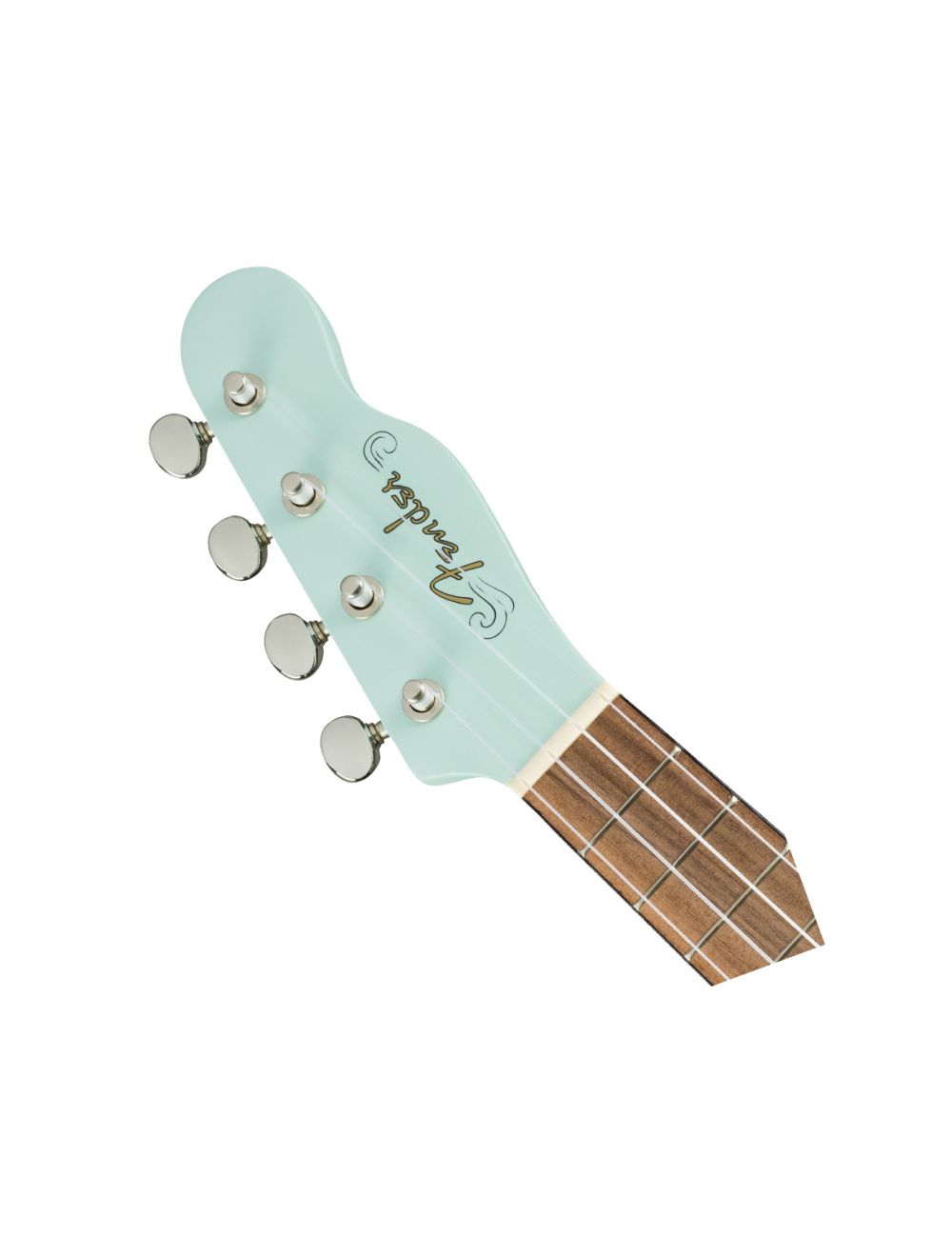 Fender Venice Soprano Uke Walnut - Daphne Blue w/ Walnut FB