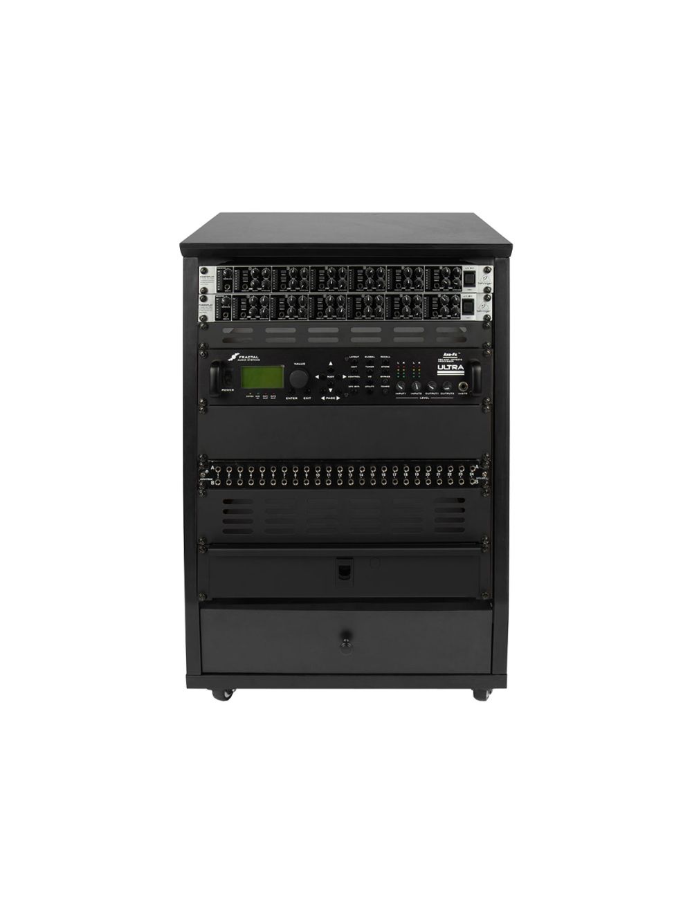 Gator Frameworks GFW-ELITESTUDIORK12-BLK Elite 12U Studio Rack Black - Open Box
