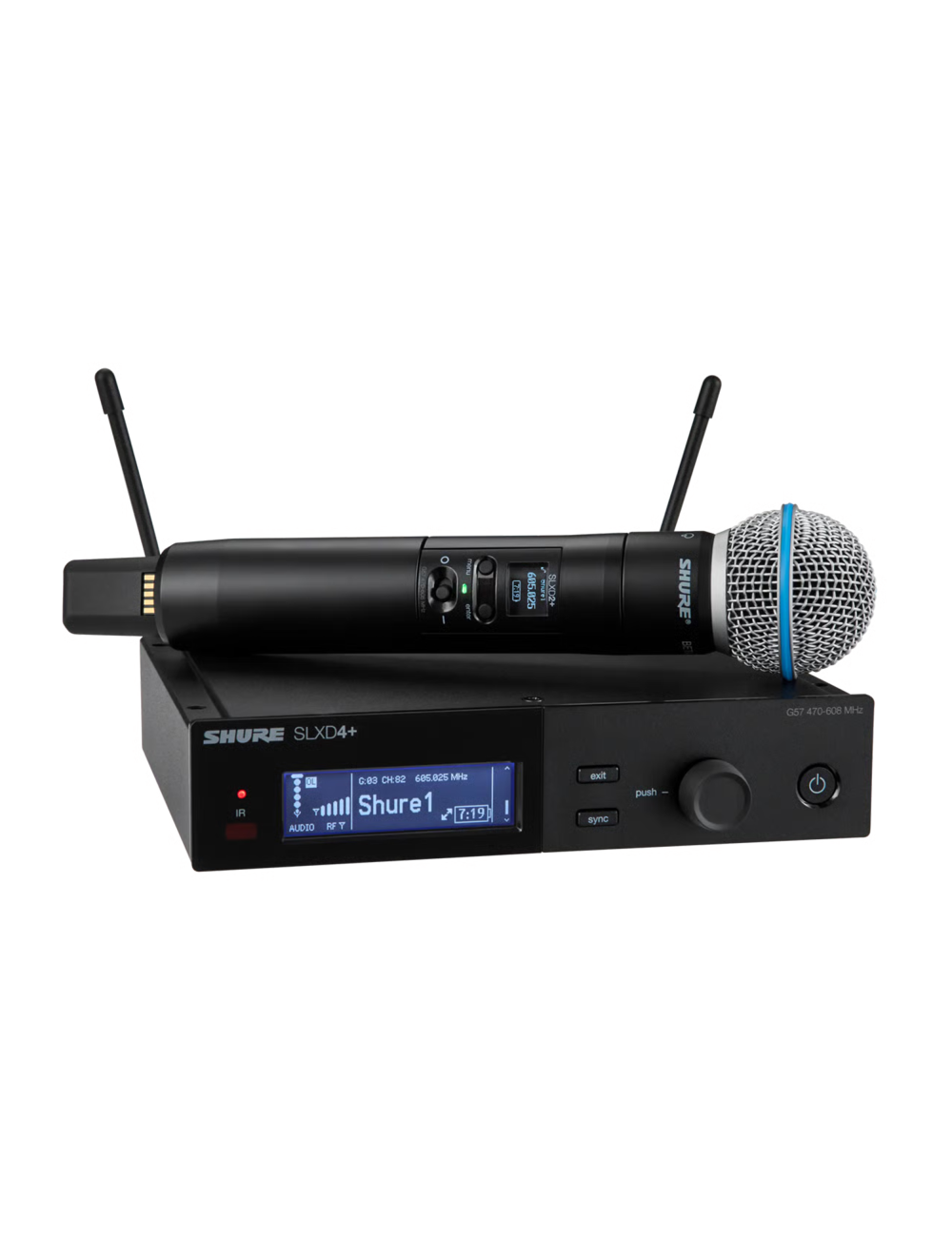 Shure SLXD24+/B58 Wireless Handheld System - G57