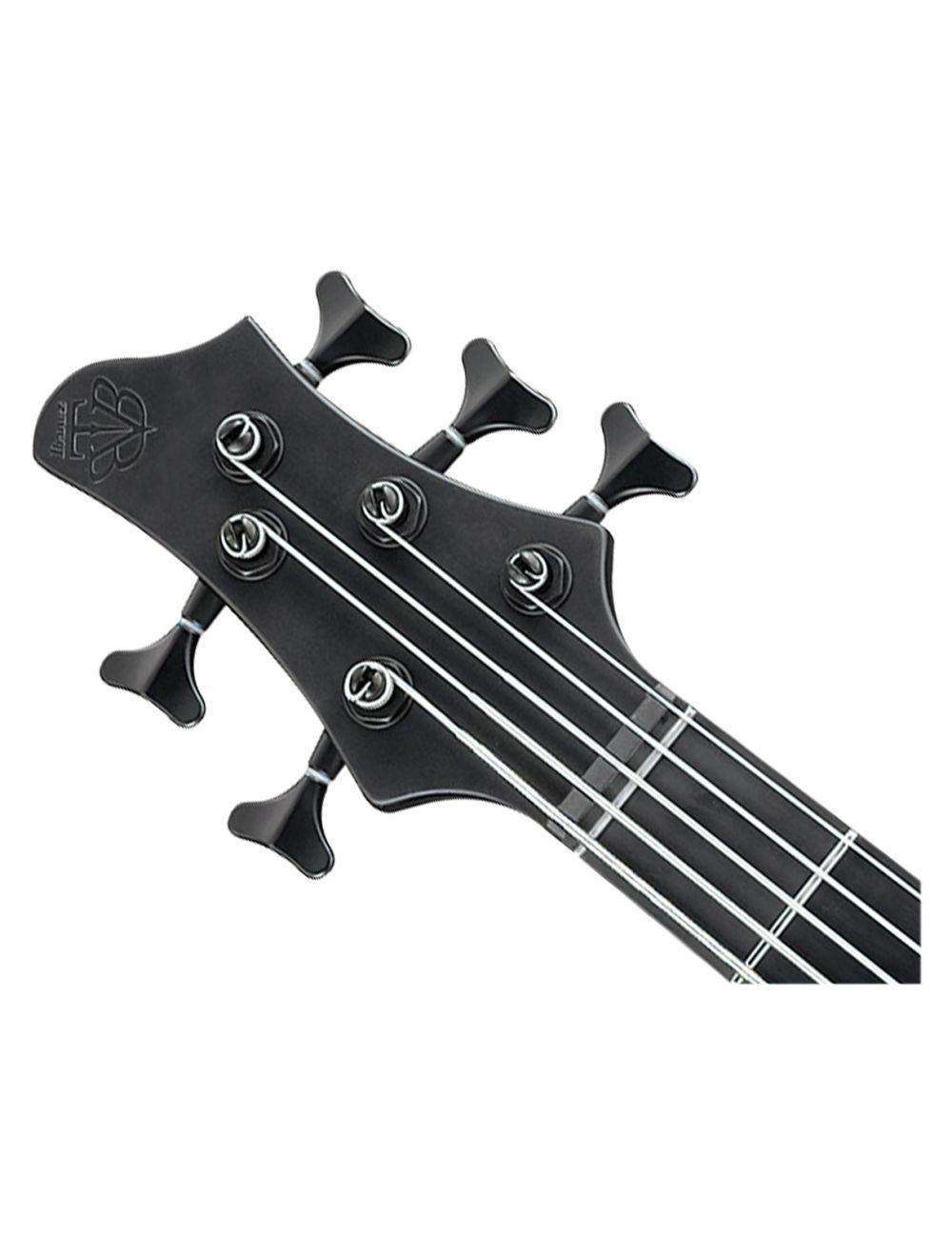 Used Ibanez BTB625EXBKF BTB Iron Label 5-String Bass - Black Flat