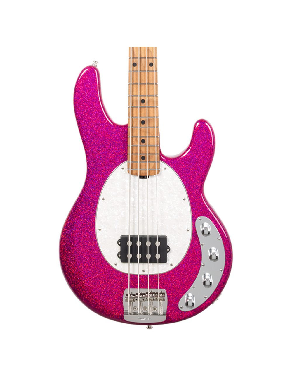 Ernie Ball Music Man StingRay Special Bass Guitar - Soda Pink Sparkle