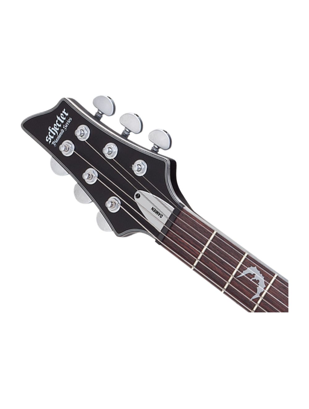 Schecter Damien Platinum-6 Electric Guitar - Satin Black