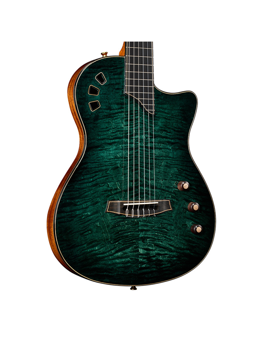 Cordoba Stage Artist Nylon-String Electric Guitar - Agave Burst