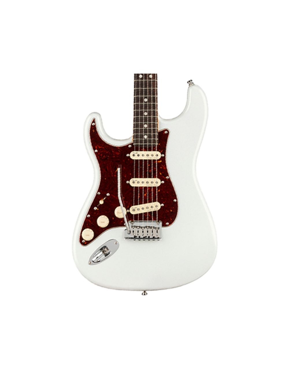 Fender American Ultra Stratocaster LH - Arctic Pearl w/ Rosewood FB