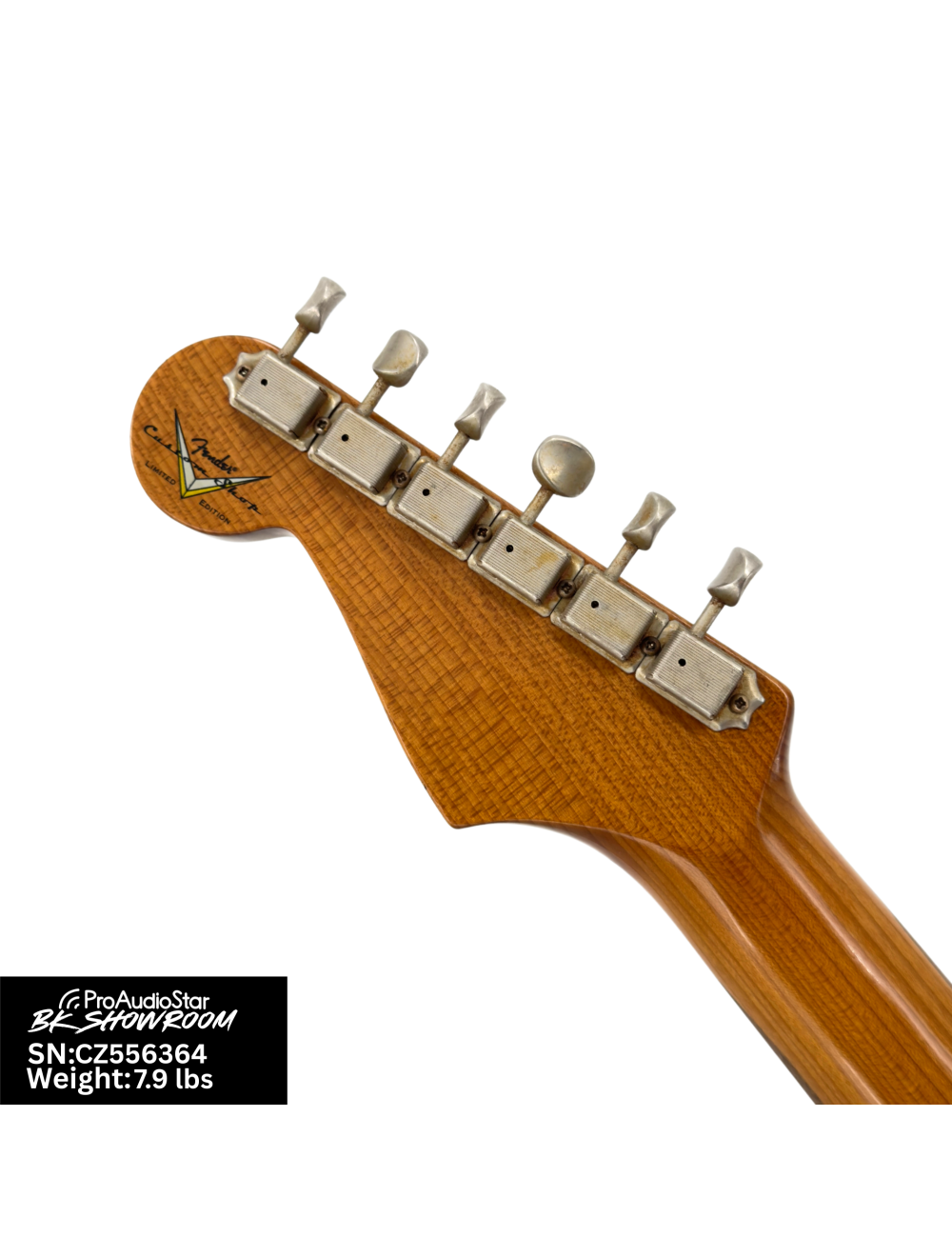 Used Fender Custom Shop Double-Bound Stratocaster Journeyman Relic Candy Tangerine