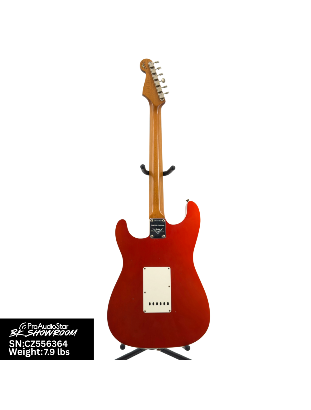 Used Fender Custom Shop Double-Bound Stratocaster Journeyman Relic Candy Tangerine