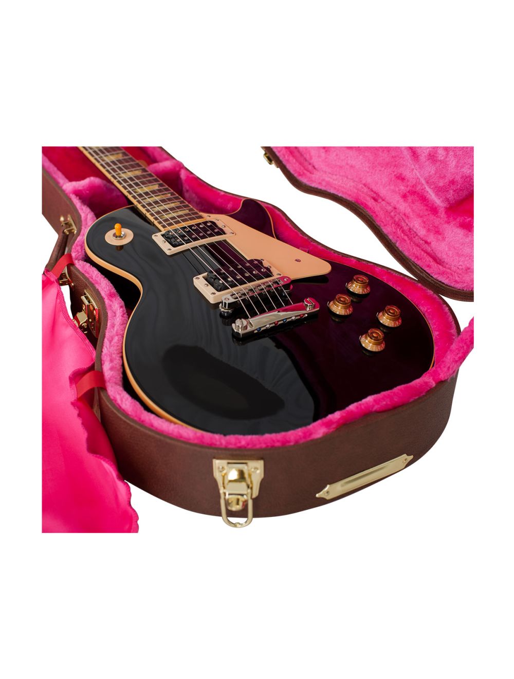 Gator Cases GW-LP-BROWN Gibson Les Paul Deluxe Wood Case - Brown - Open Box