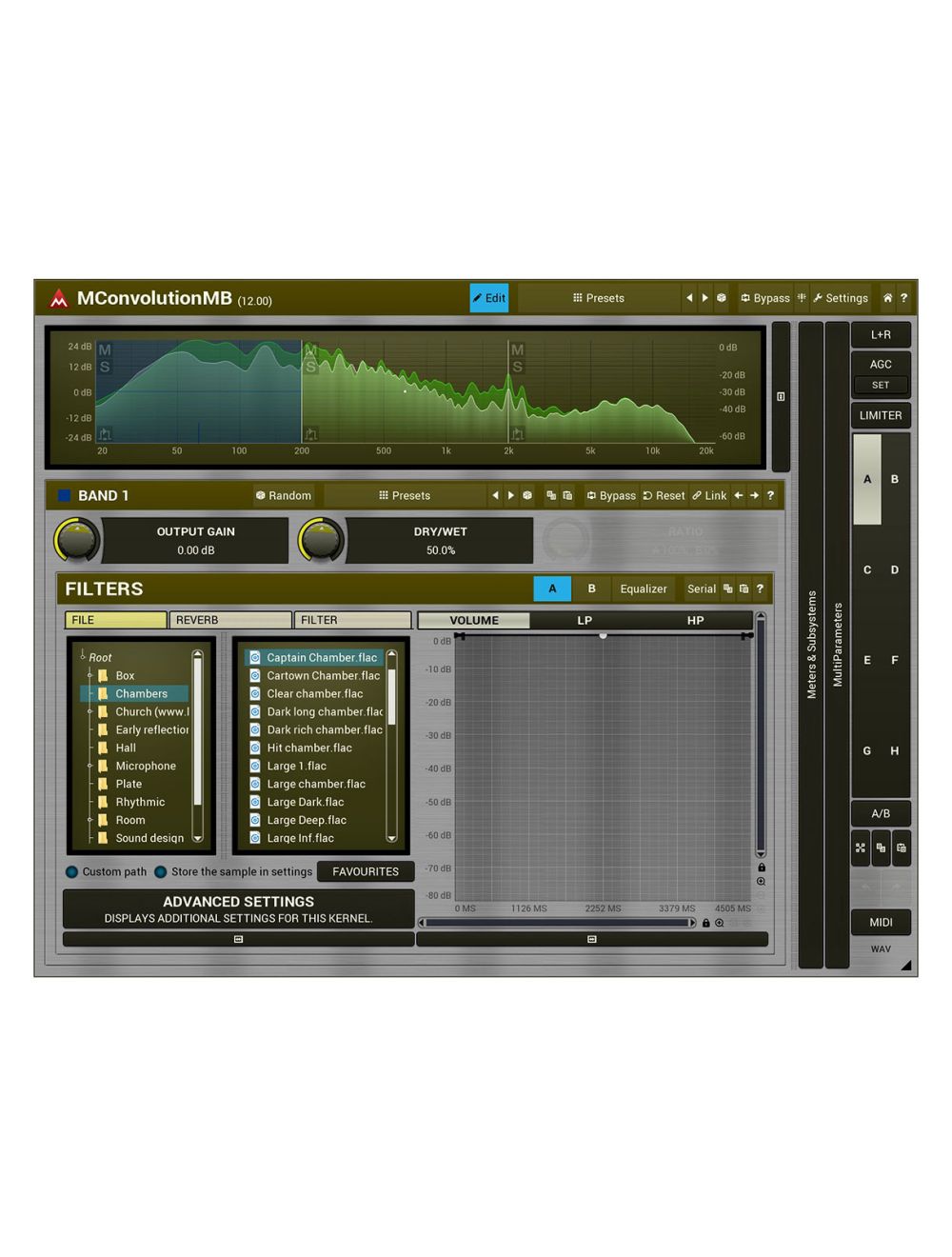 Melda MConvolutionMB Extremely Realistic Reverbs