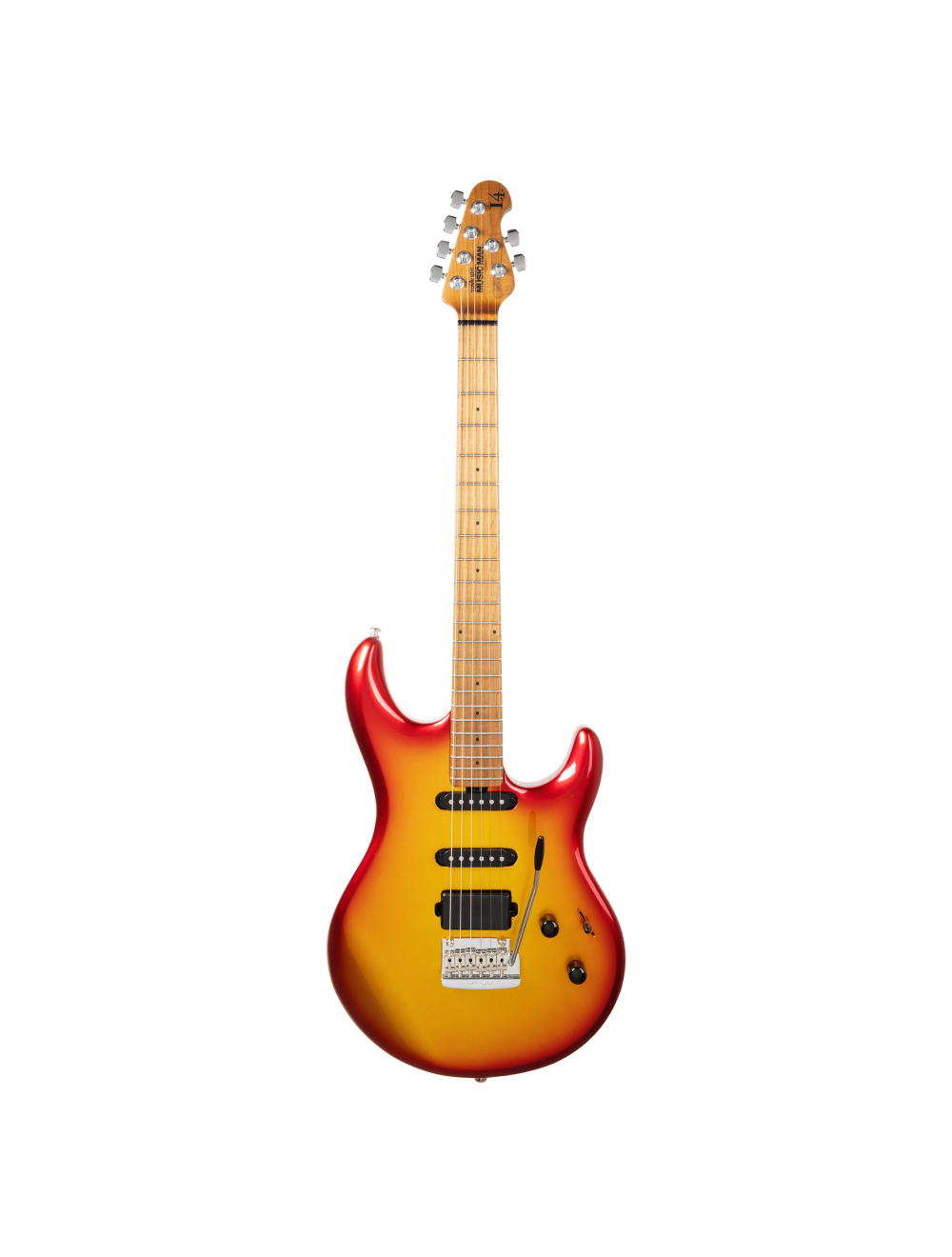Ernie Ball Music Man Luke 4 HSS Electric Guitar - Fireball