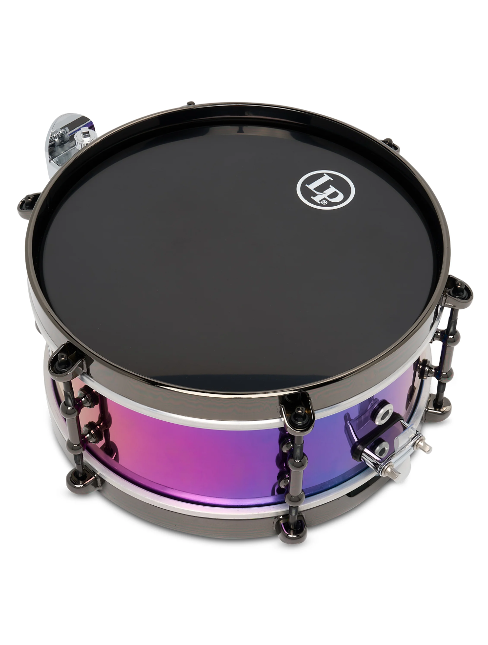 Latin Percussion 4-1/2"x10" Tony Succar Salsa Snare - Rainbow Black Nickel