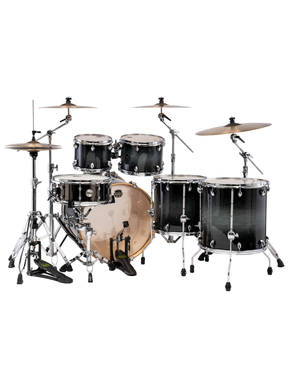 Mapex Armory Studioease 6-Pc Shell Pack w/22" Kick - Black Onyx Burst - Open Box