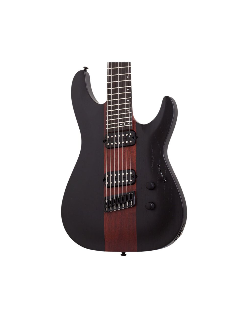 Schecter C-7 Multiscale Rob Scallon Signature Guitar - Satin Dark Roast