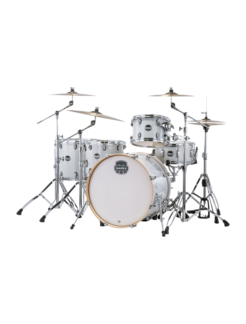 Mapex Mars Birch Crossover 5-Pc Shell Pack w/22" Kick & Snare - Diamond Sparkle