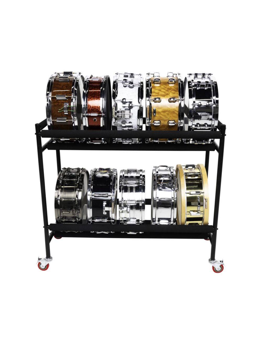 Gator Frameworks GFW-SDRACK-T2 Two-Tier Snare Rack w/Locking Casters - Open Box