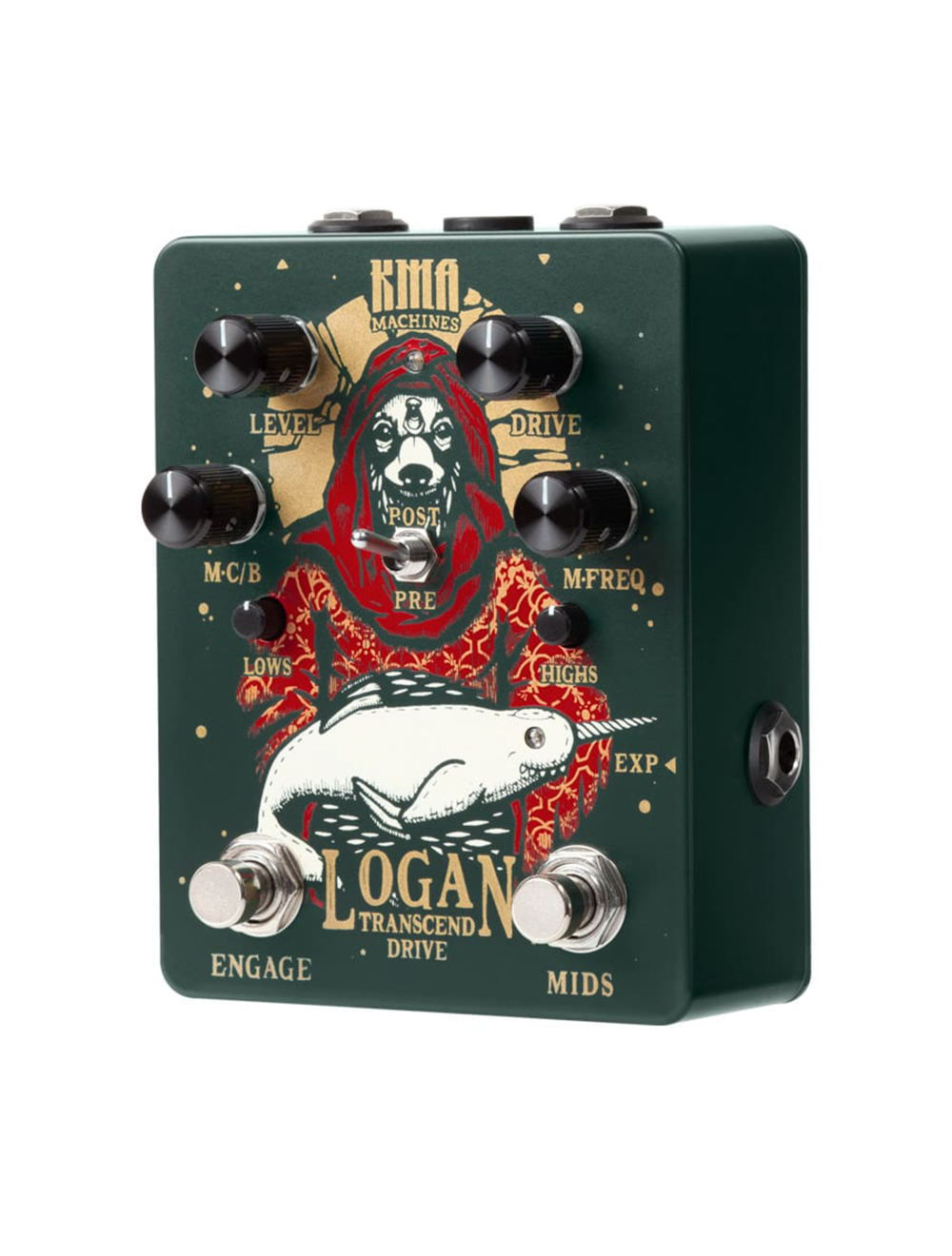 KMA Machines LOGAN Overdrive Pedal w/Switchable Mid Boost
