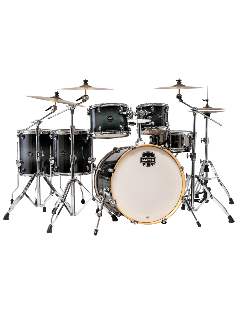 Mapex Armory Studioease 6-Pc Shell Pack w/22" Kick - Black Onyx Burst - Open Box