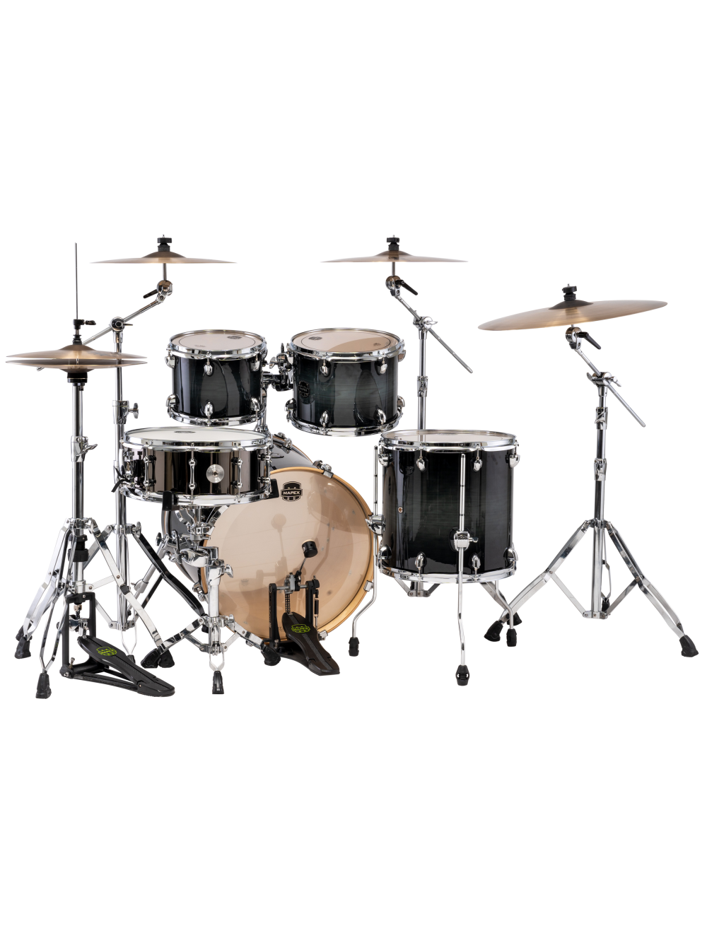 Mapex Armory Series Fusion 5-Pc Shell Pack - Black Onyx Burst - Open Box