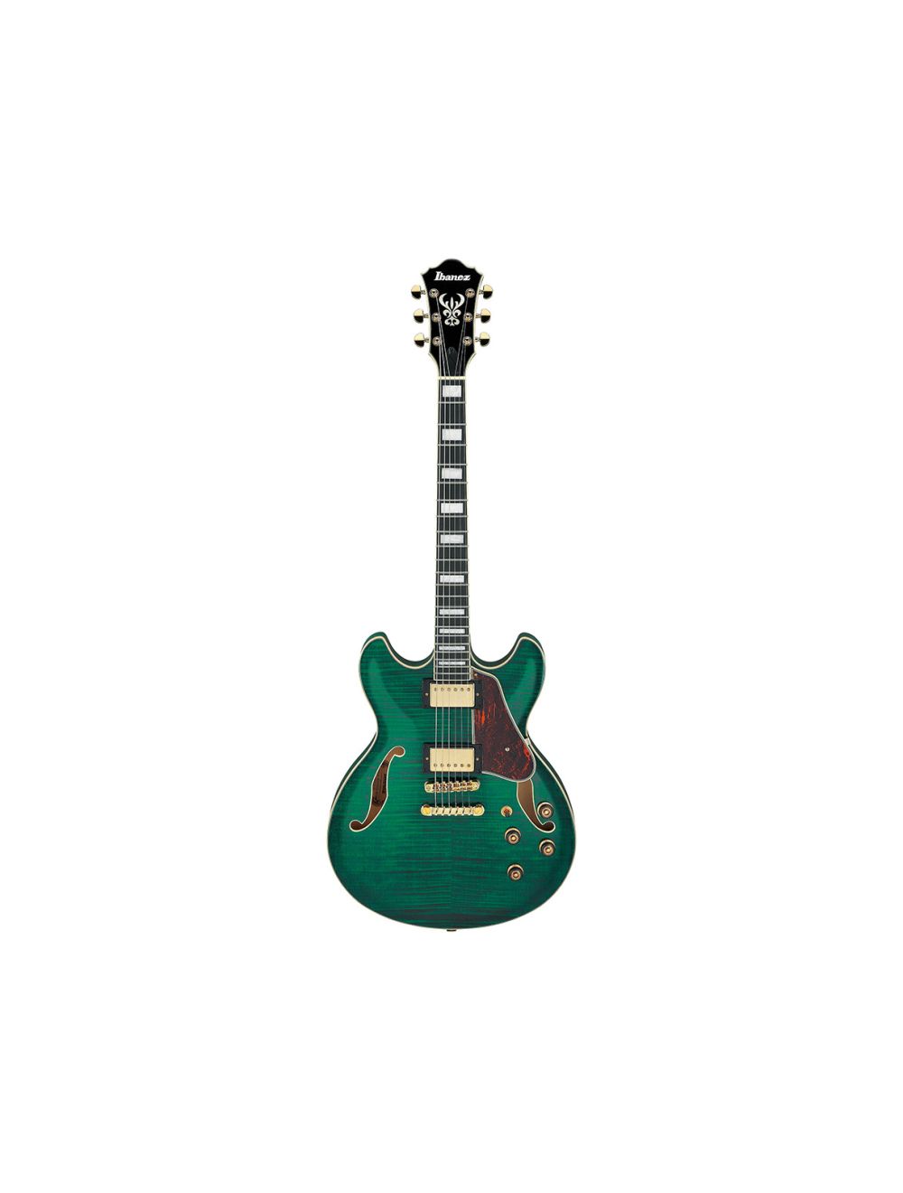 Ibanez AS93FMTMG AS Artcore Expressionist Semi-Hollow - Transparent Moss Green