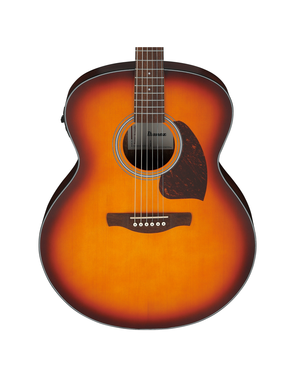 Used Ibanez PJ50E Jumbo A/E Guitar - Open Pore Vintage Amber Sunburst