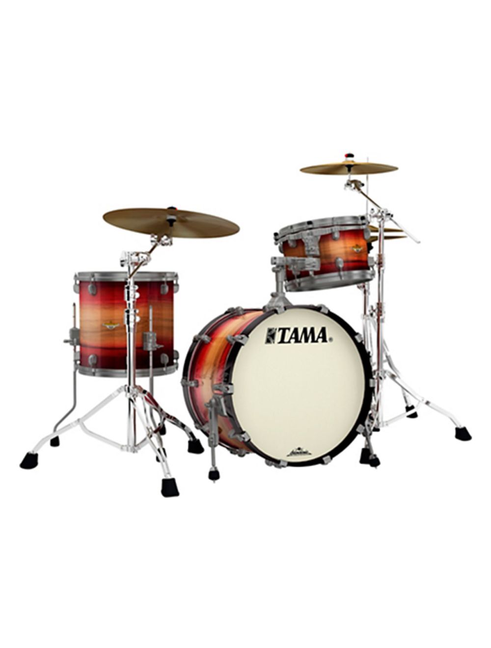 TAMA Starclassic Maple Exotix 3-piece Shell Pack - Ruby Pacific Walnut Burst