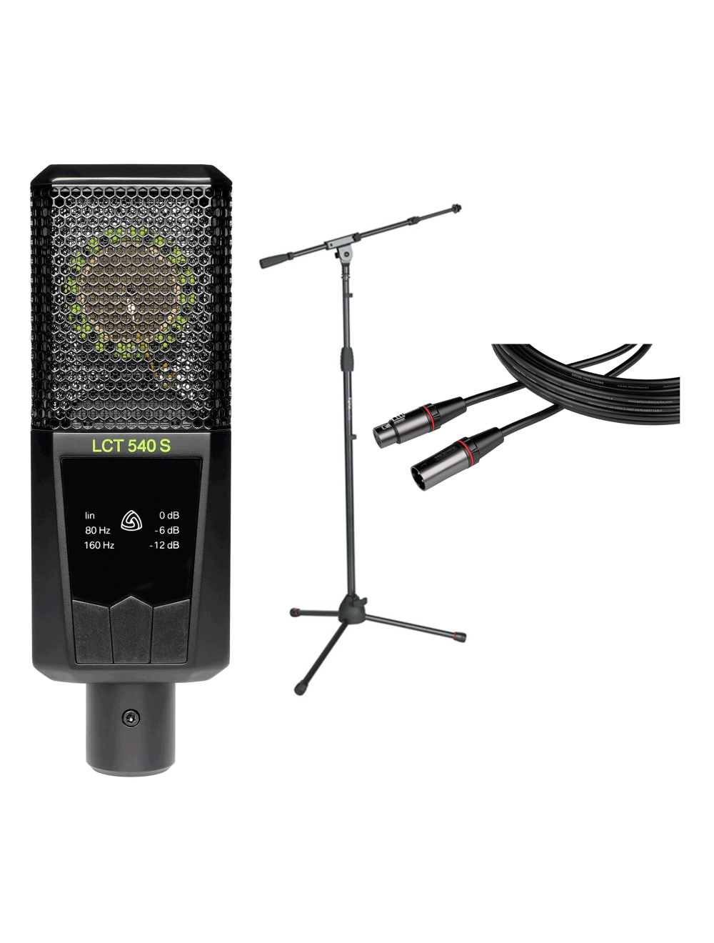 Lewitt LCT 540 Sub Zero Condenser Mic + Stand + Gator Cable