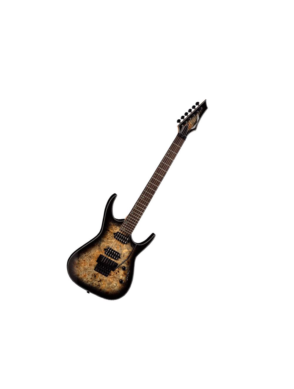 Dean Exile Select Floyd Fluence - Natural Black Burst