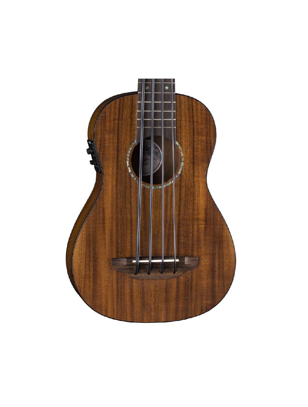 Luna Bari Bass w Preamp Gigbag Koa UKEBBASSKOA