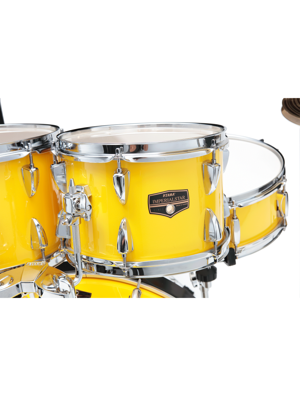 Tama Imperialstar 5-Pc Complete Drum Kit w/22" Kick - Electric Yellow - Used
