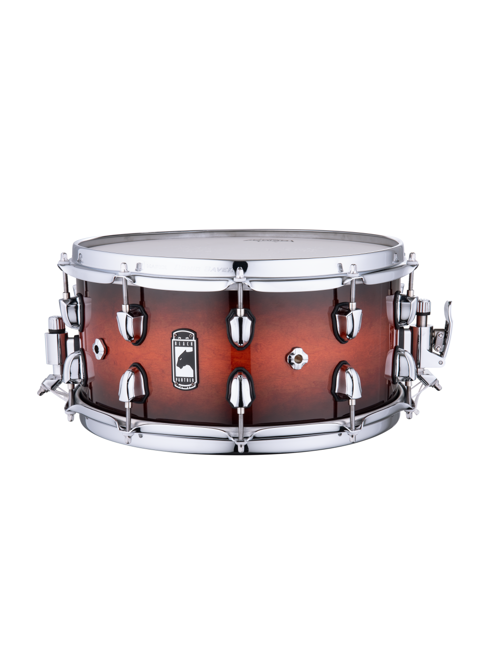 Mapex Black Panther Solidus 14"x7" Maple Snare Drum - Red Black Burst