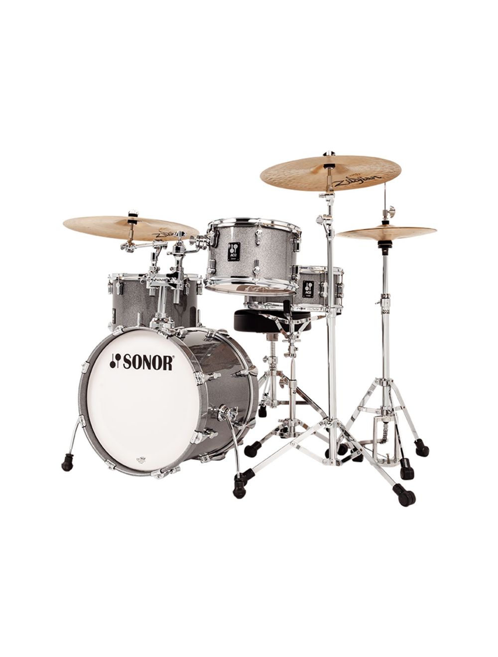 Sonor AQ2 Maple Bop 4-pc Shell Pack w/ 18" Kick - Titanium Quartz - Open Box