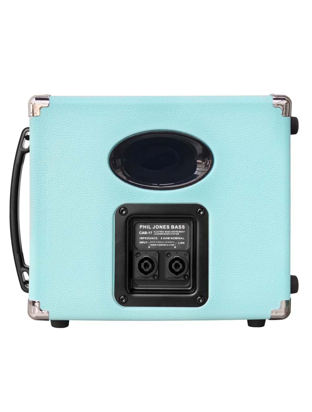 Phil Jones Bass Cab-17 100 Watt Bass Cabinet - Seafoam Green