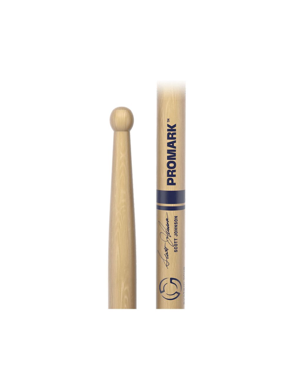 ProMark Scott Johnson Hickory Drumsticks - Wood Tip