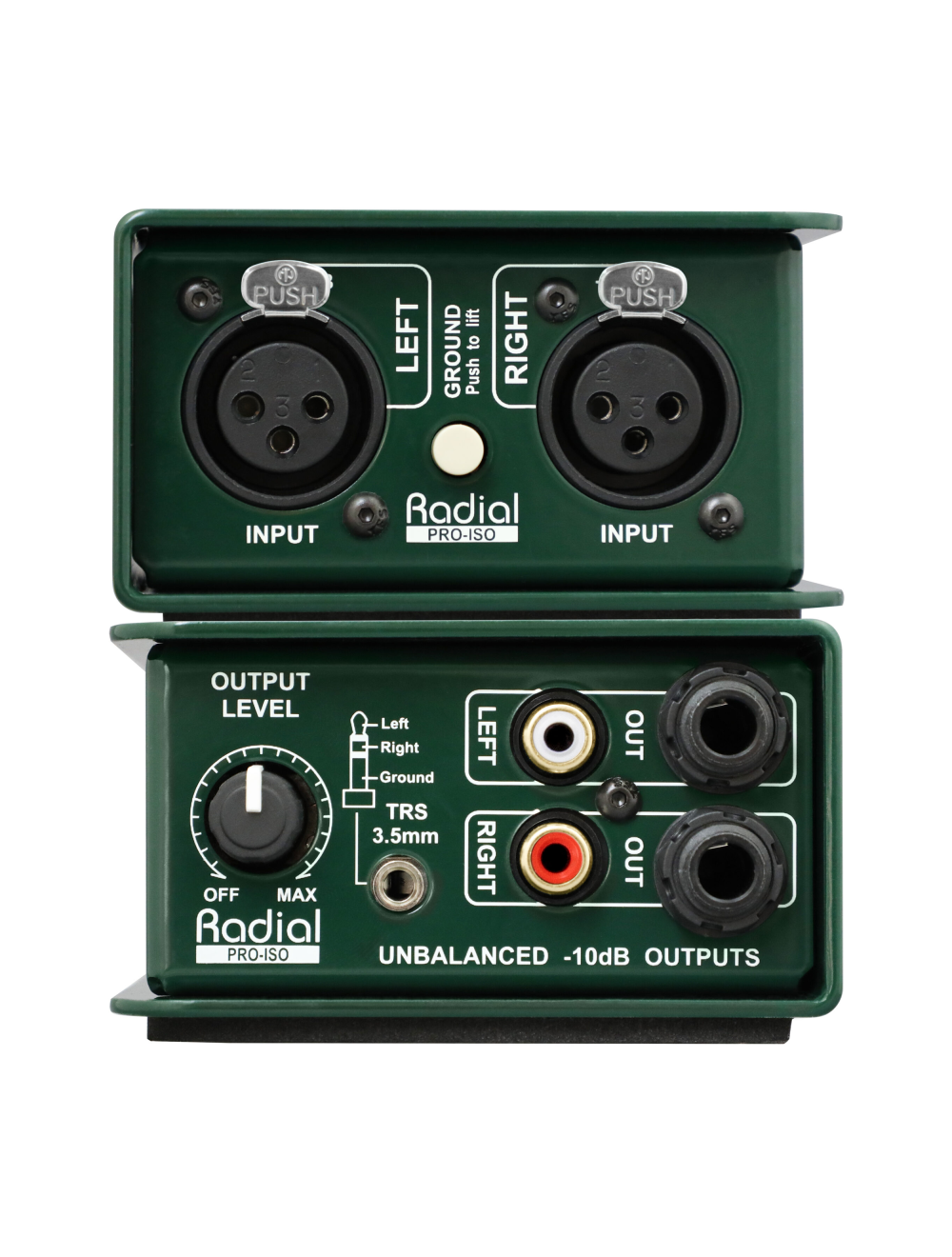 Radial Pro-Iso +4dB to -10dB Converter and Isolator