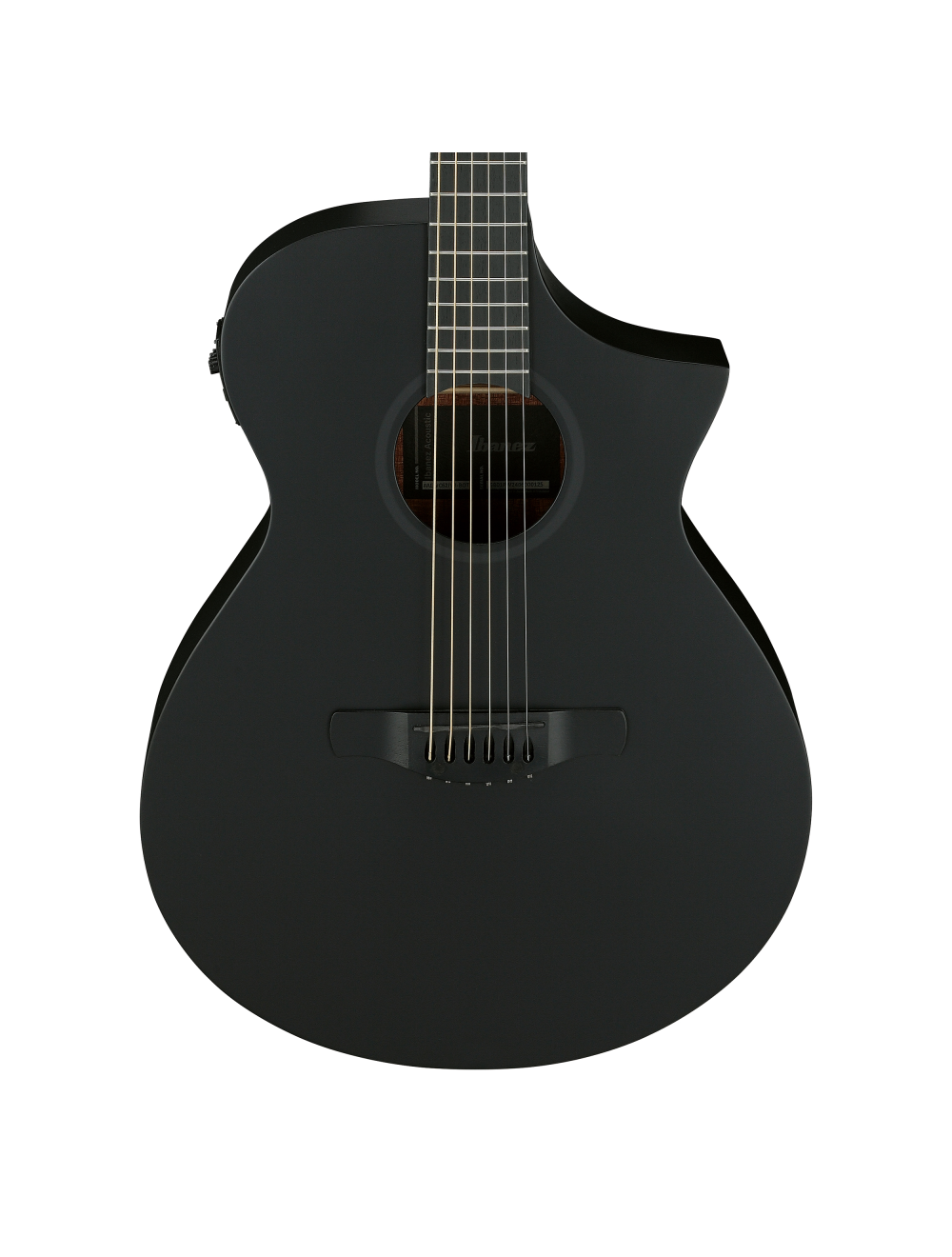 Used Ibanez AEWC621 Acoustic-Electric Guitar - Black Out