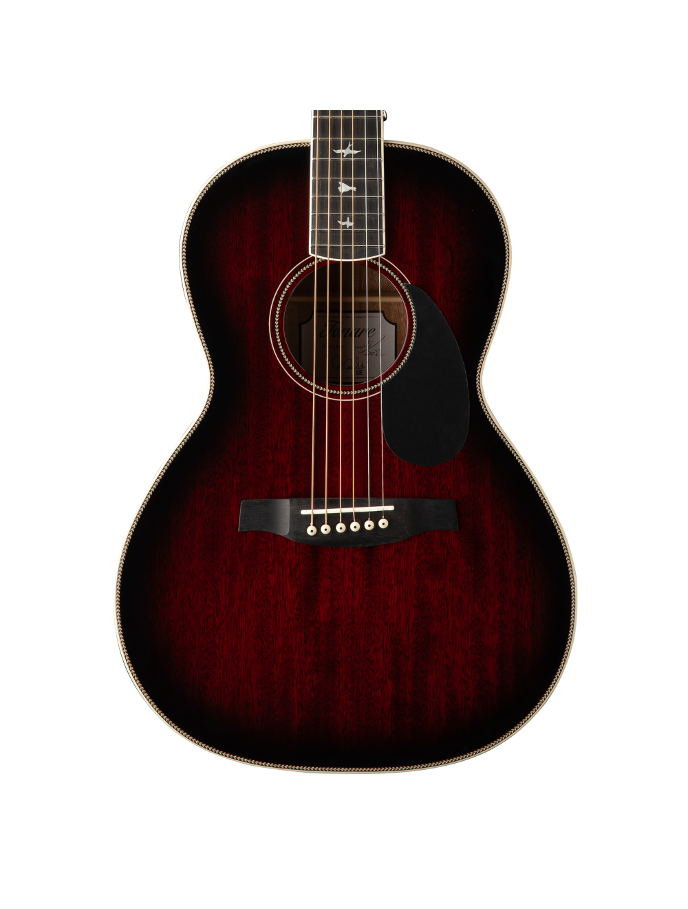 PRS SE P20 Parlor A/E Guitar w/Fishman Sonitone Pickup - Fire Red Burst