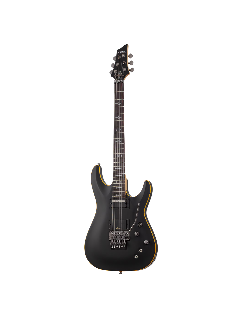 Schecter Demon-6 FR-S - Aged Black Satin - Open Box
