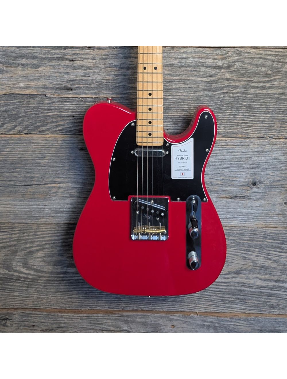 Used Fender MIJ Hybrid II Telecaster - Modena Red