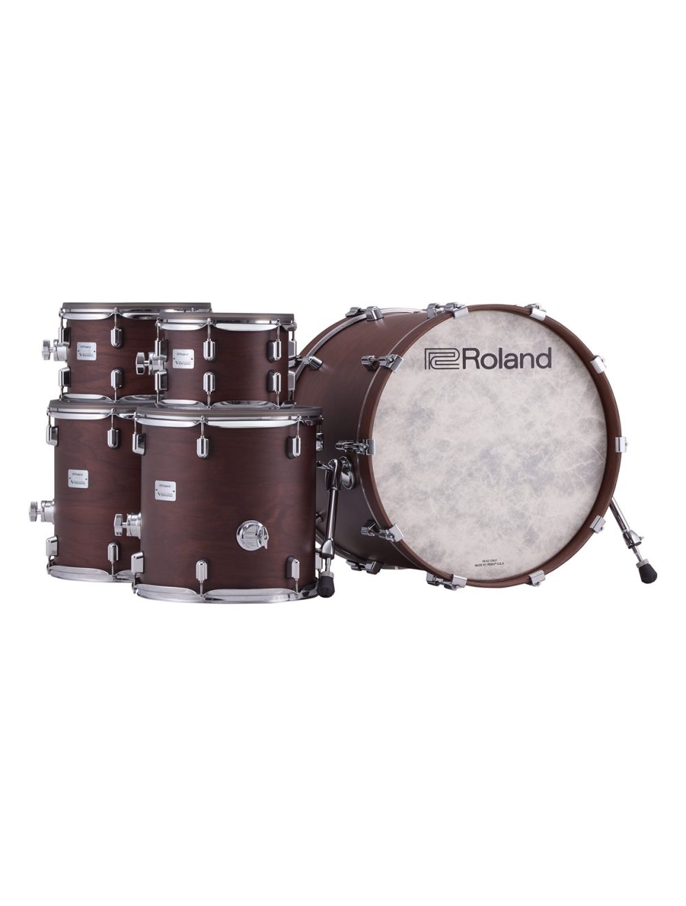 Roland VAD716 V-Drums Acoustic Designed Electronic Drum Kit - Satin Walnut - Open Box
