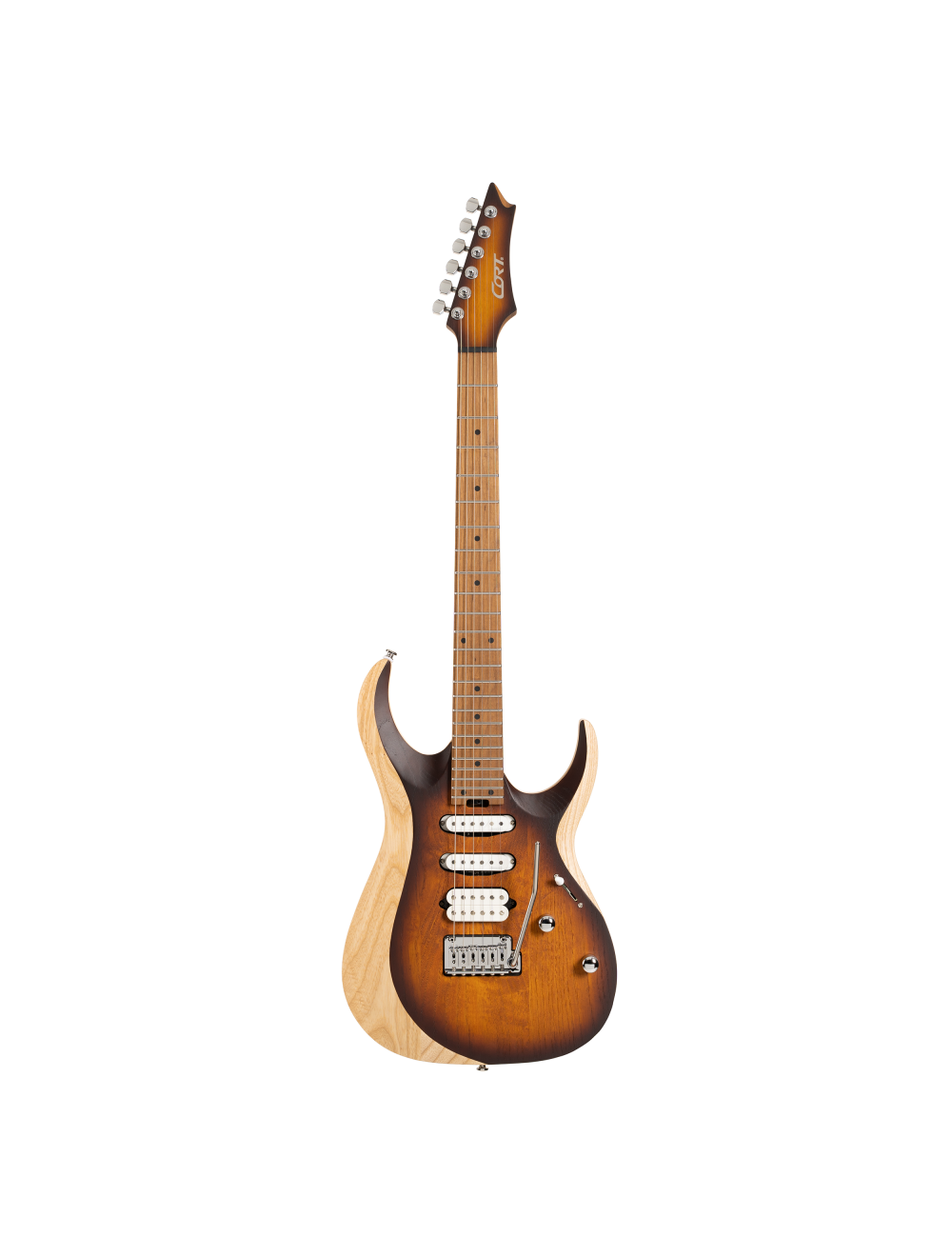 Cort X700 Triality 6-String Electric Guitar - Open Pore Vintage Burst